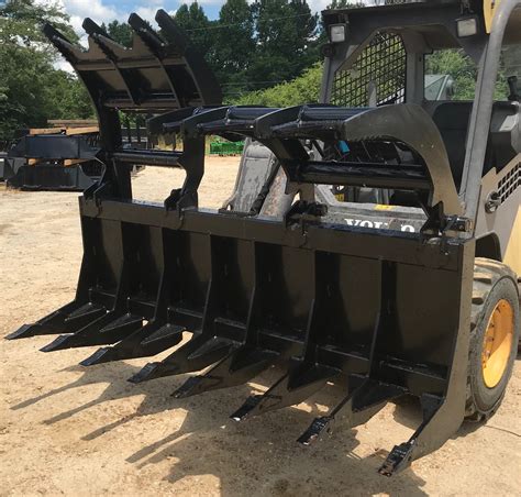 talon root rake for skid steer